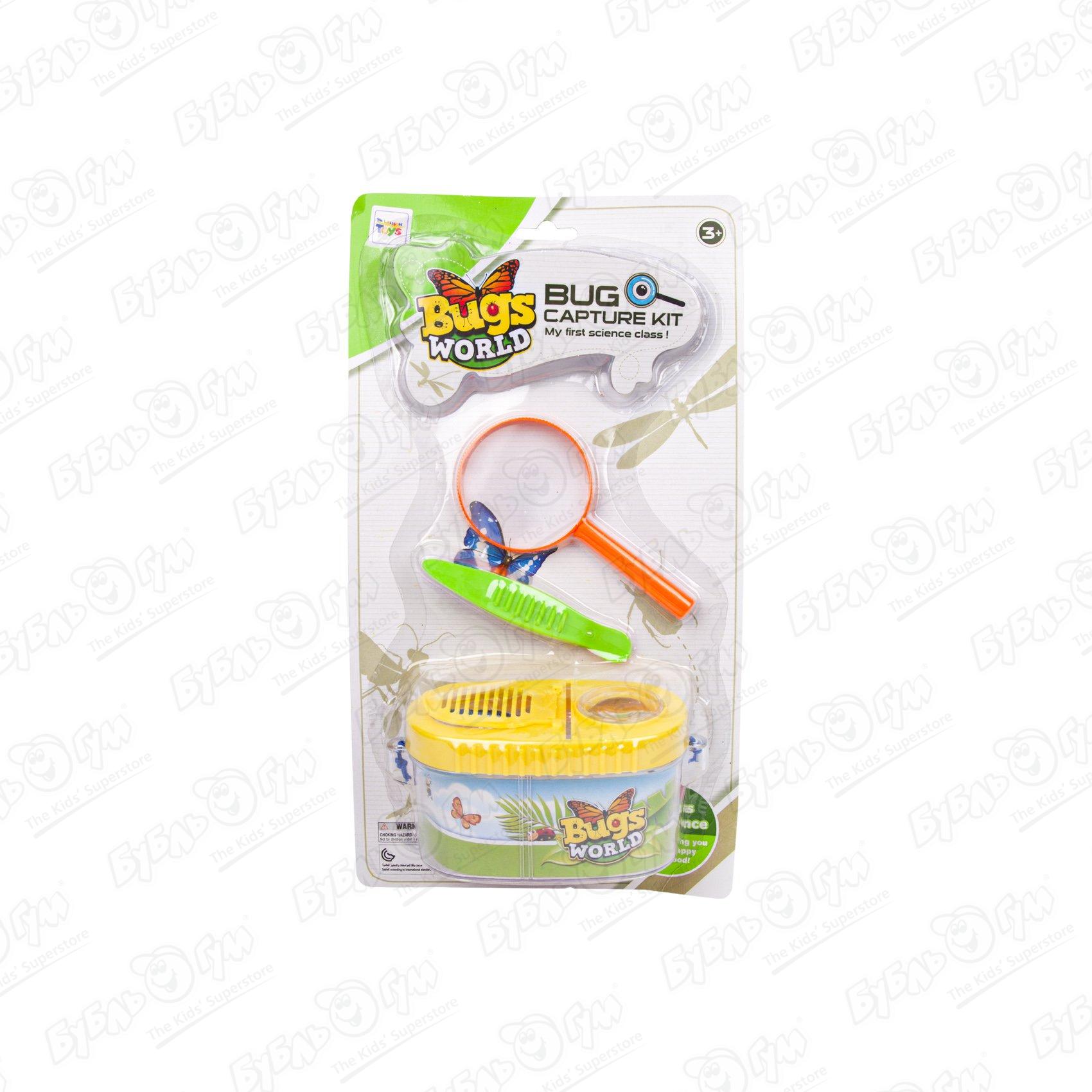 

Набор игровой Lanson Toys Наблюдения за насекомыми лупа пинцет контейнер с 3лет