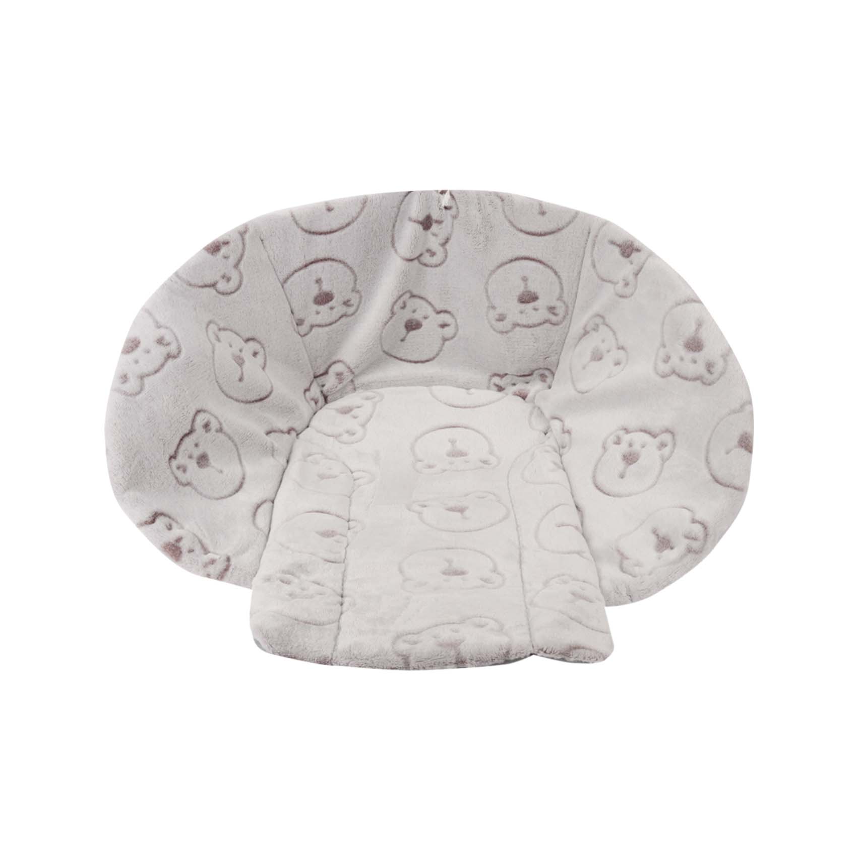 

Сиденье-матрац для санок универсальное принт с медвежатами бежевый