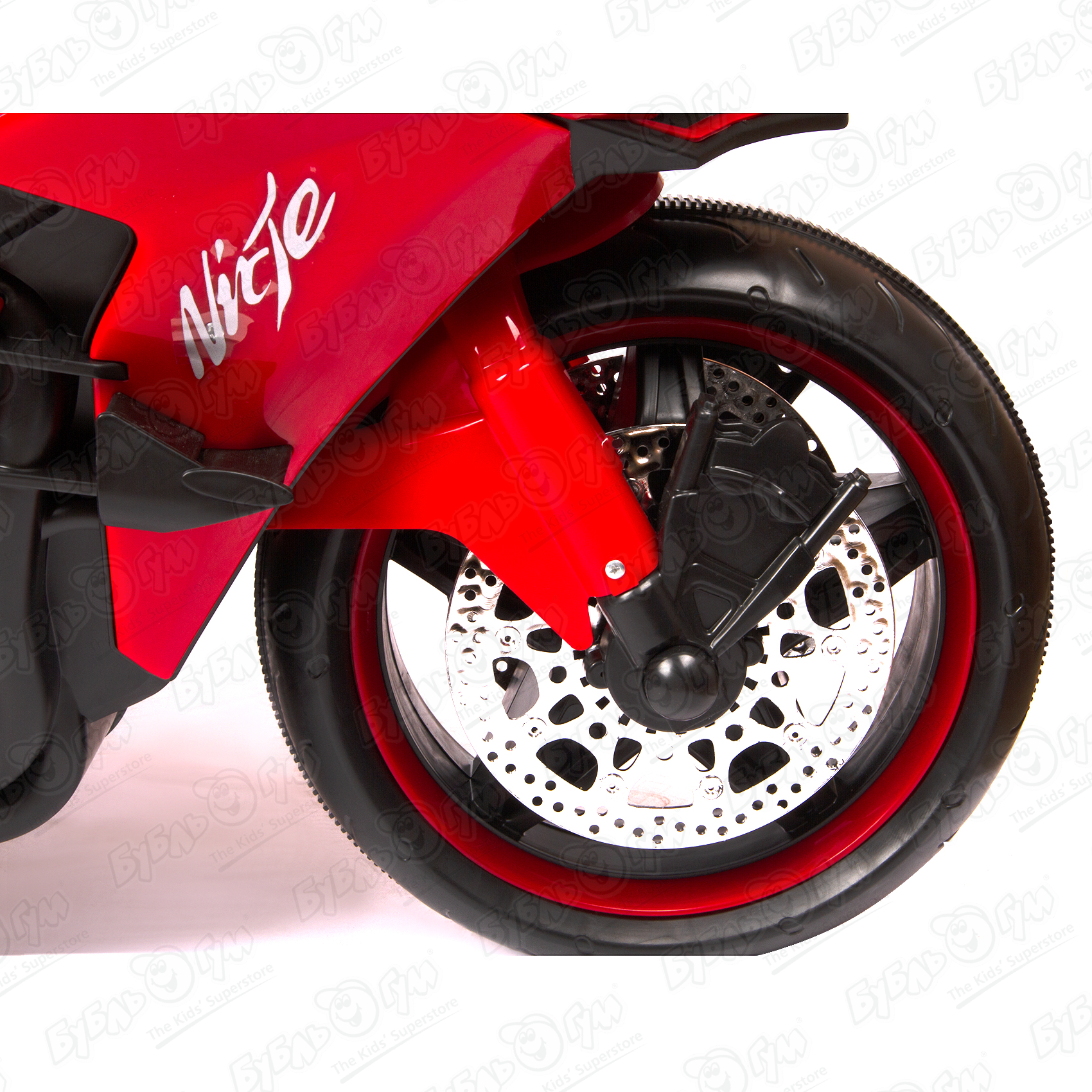Мотоцикл H2R аккумуляторный черно-красный - фото 15