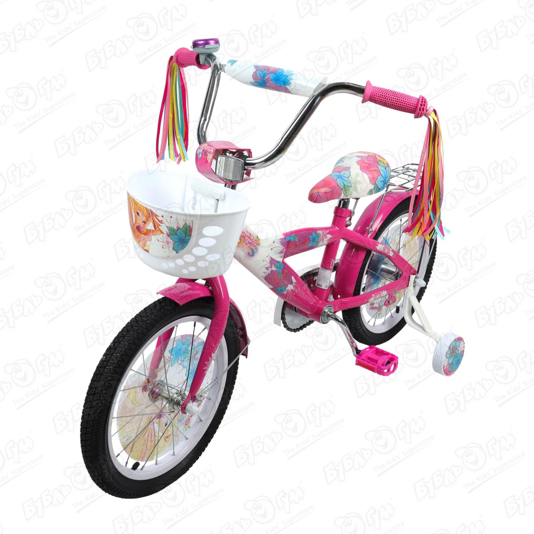 Велосипед Champ Pro G16 с корзиной и светоотражателем розовый велосипед champ pro g16 с корзиной и светоотражателем розовый