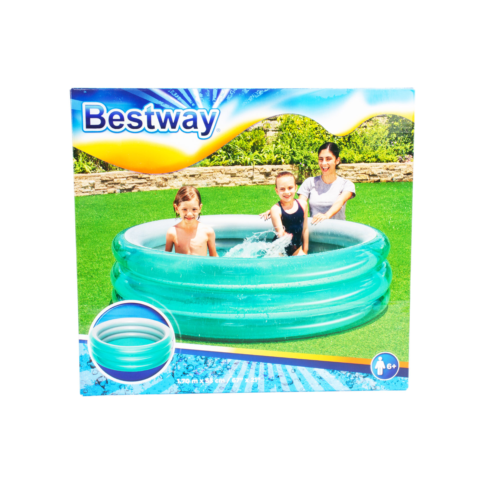 Бассейн Bestway детский надувной 170х53см, фото 7