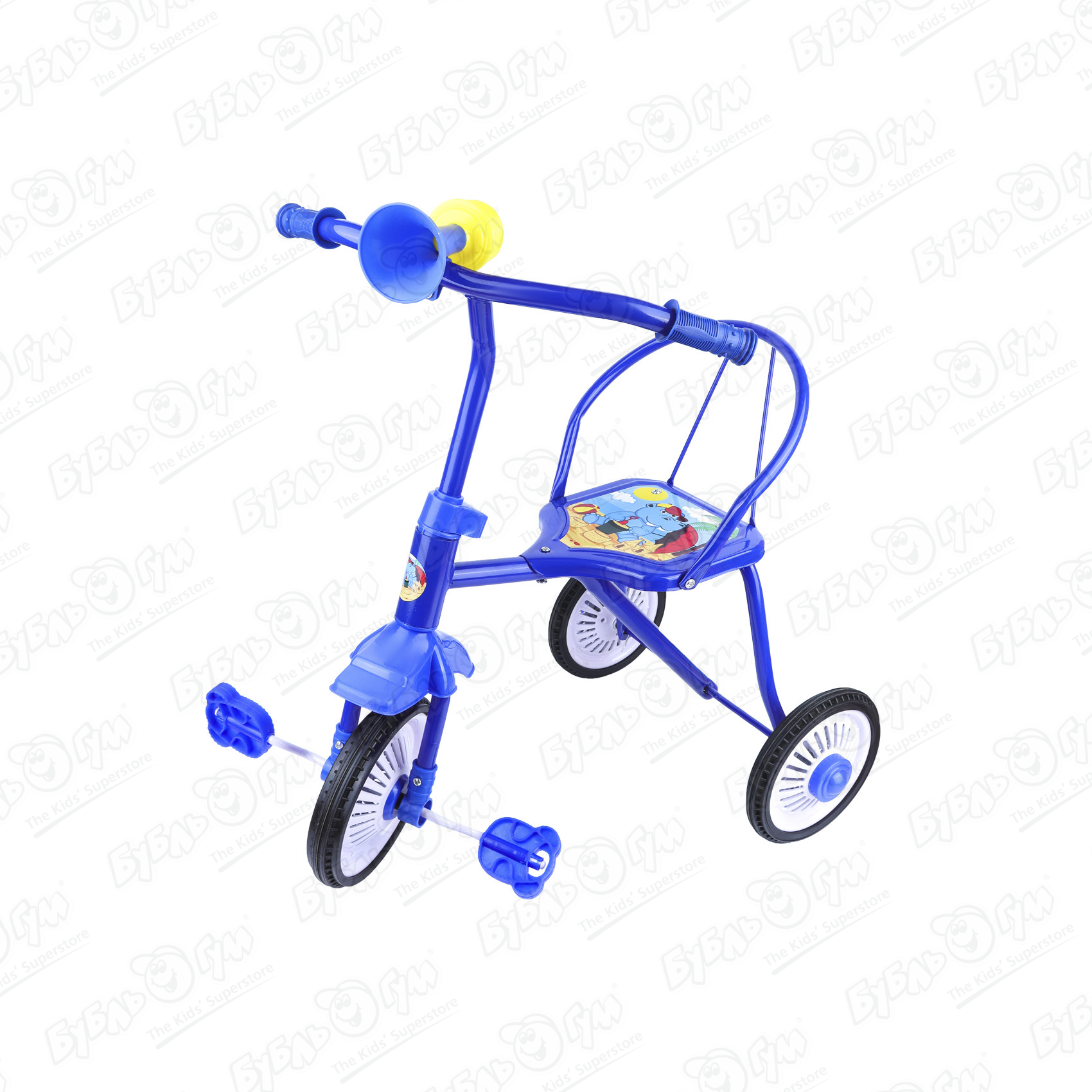Велосипед трехколесный синий диск johns d51мм 20кг dr71023 20с синий