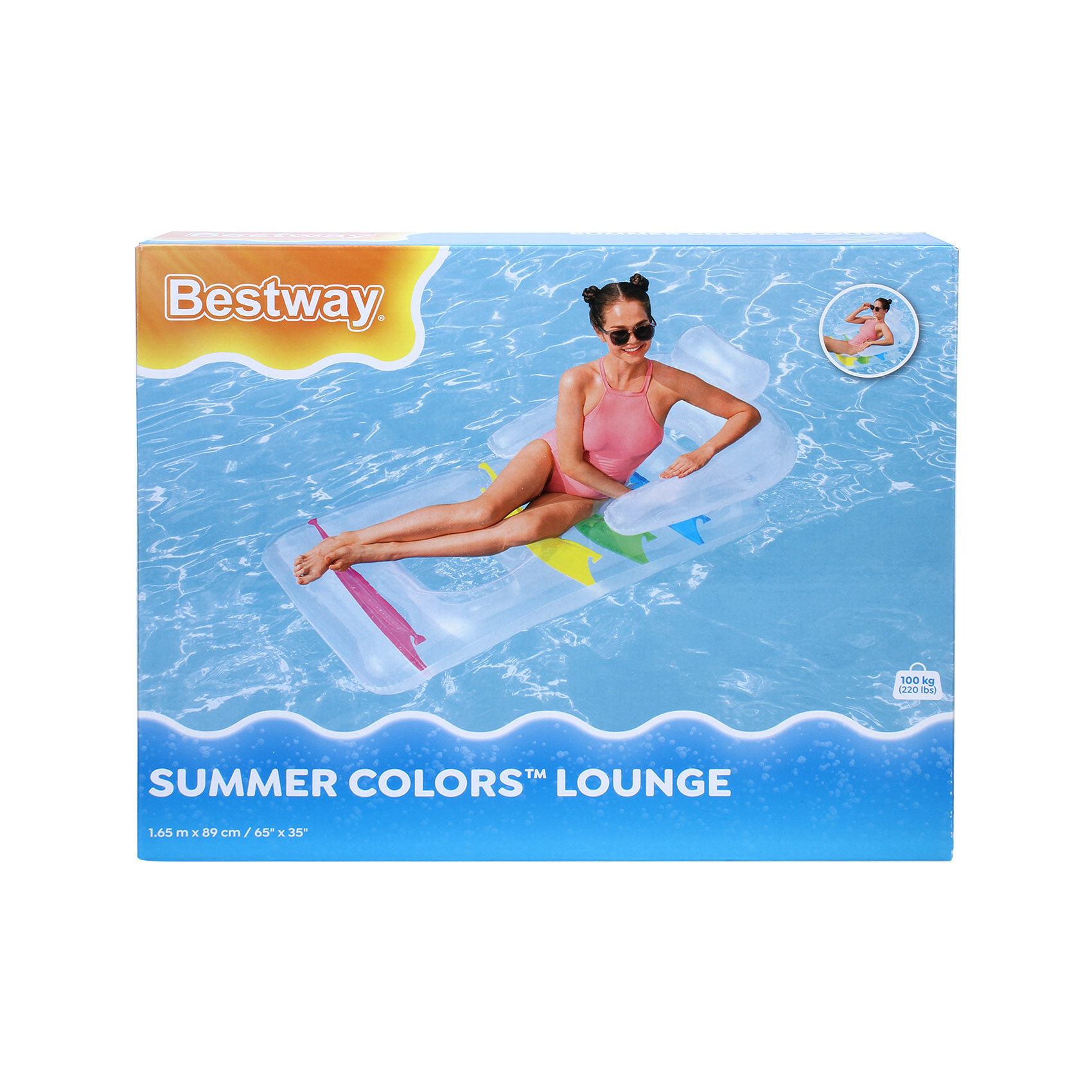 

Матрас надувной Bestway Летние цвета 165х89см