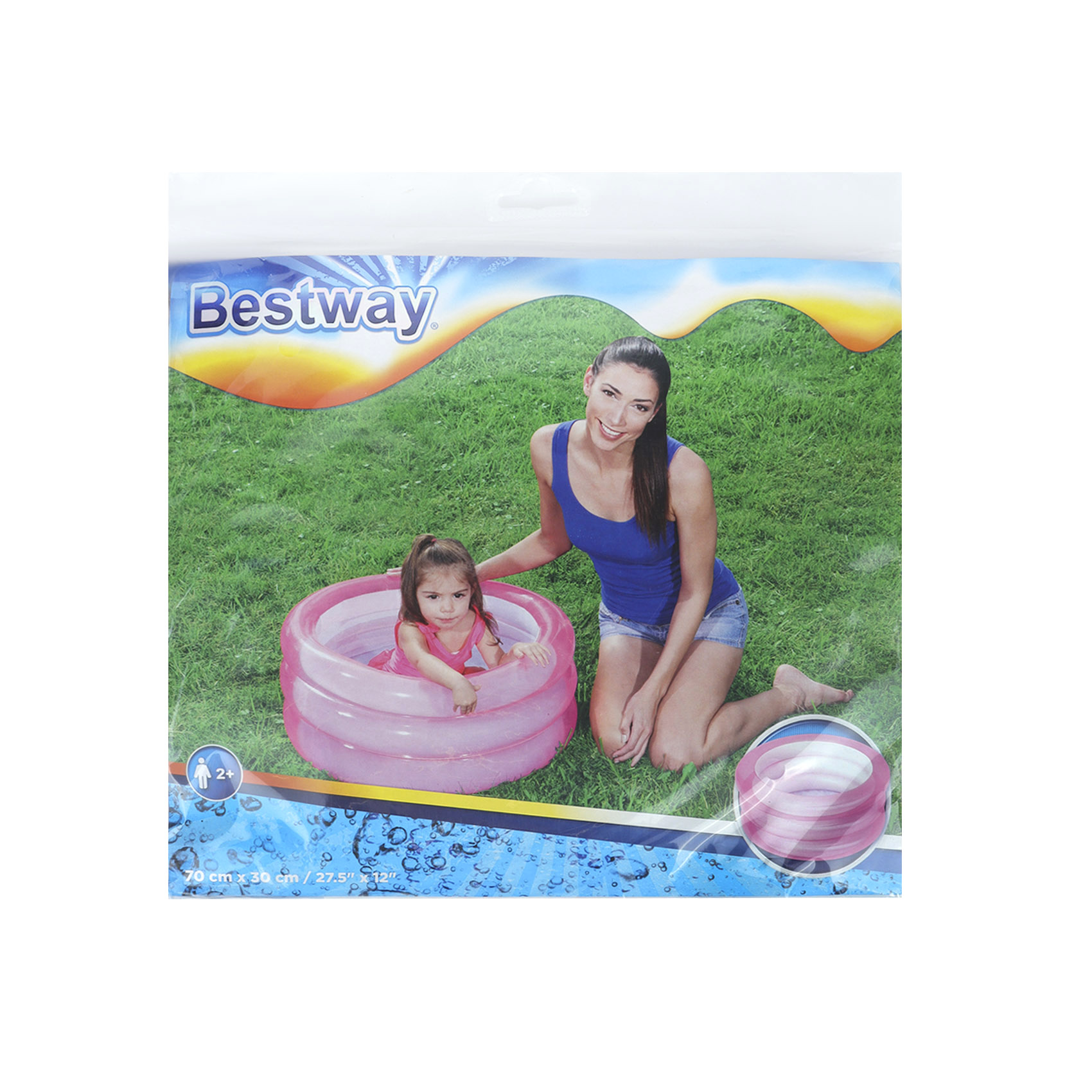 Бассейн Bestway надувной круглый 70х30см в ассортименте, фото 7