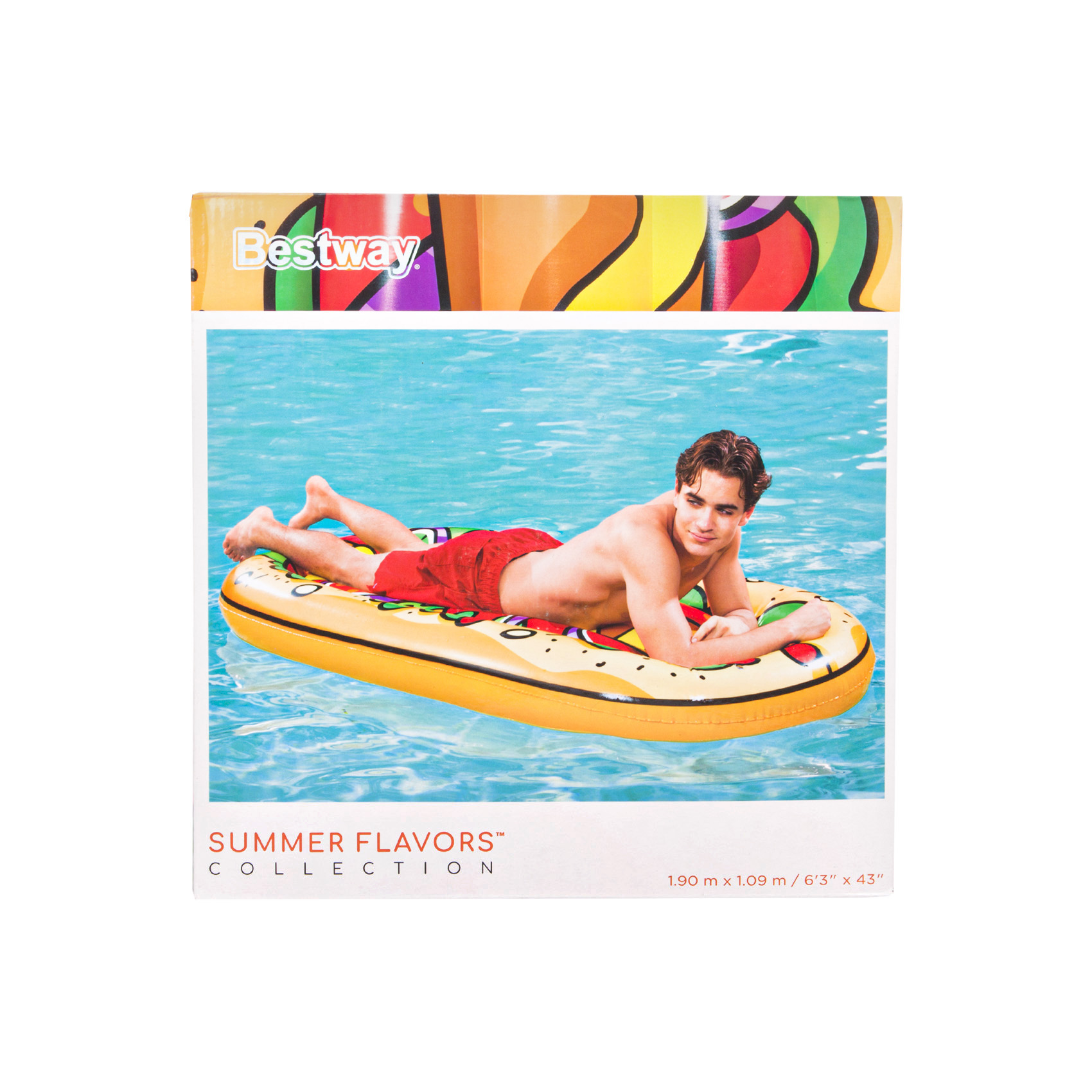 Матрас для плавания Bestway Хот-Дог 190х109см, фото 4