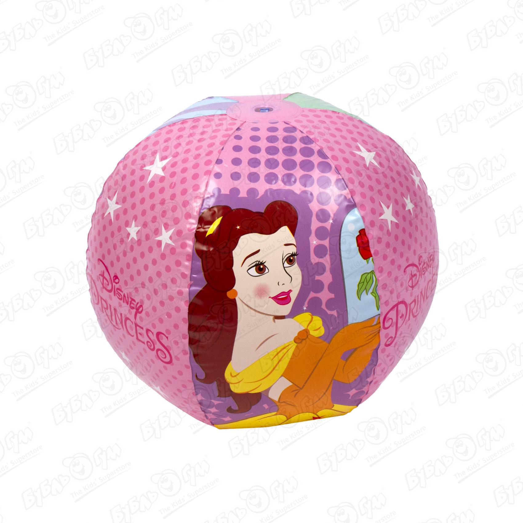 Мяч надувной пляжный Bestway Disney Princess 51см мяч пляжный princess d 51 см от 2 лет 91042 bestway