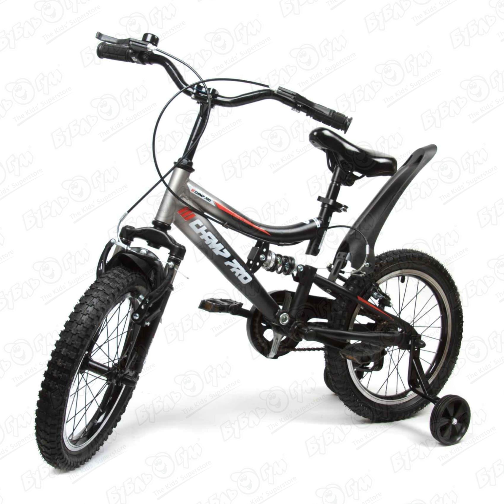 Велосипед Champ Pro детский четырехколесный B16, цвет черный