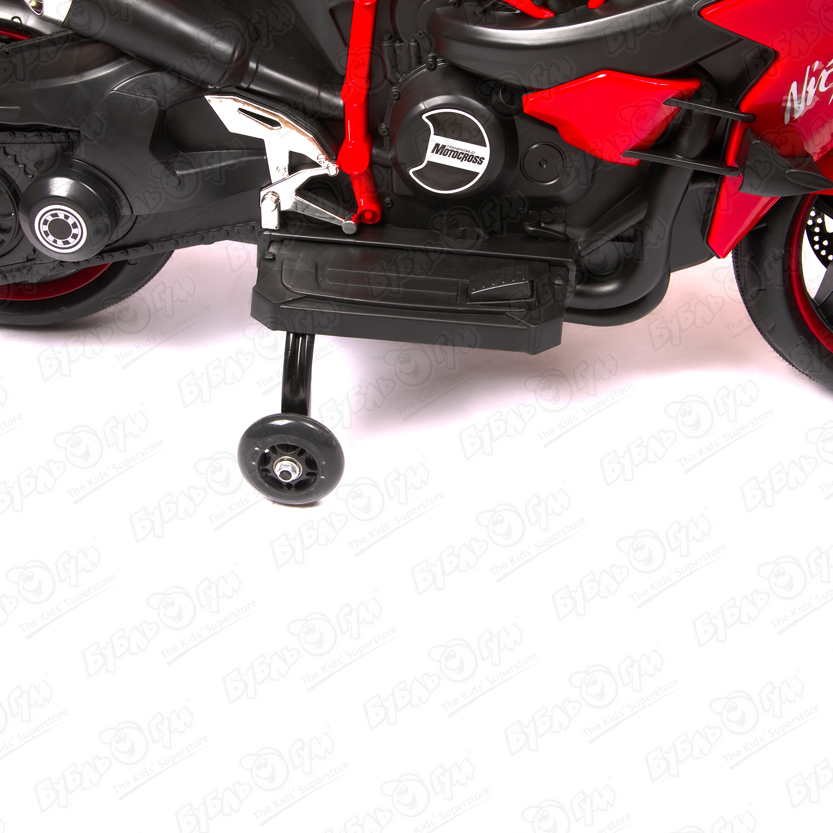 Мотоцикл H2R аккумуляторный черно-красный - фото 12