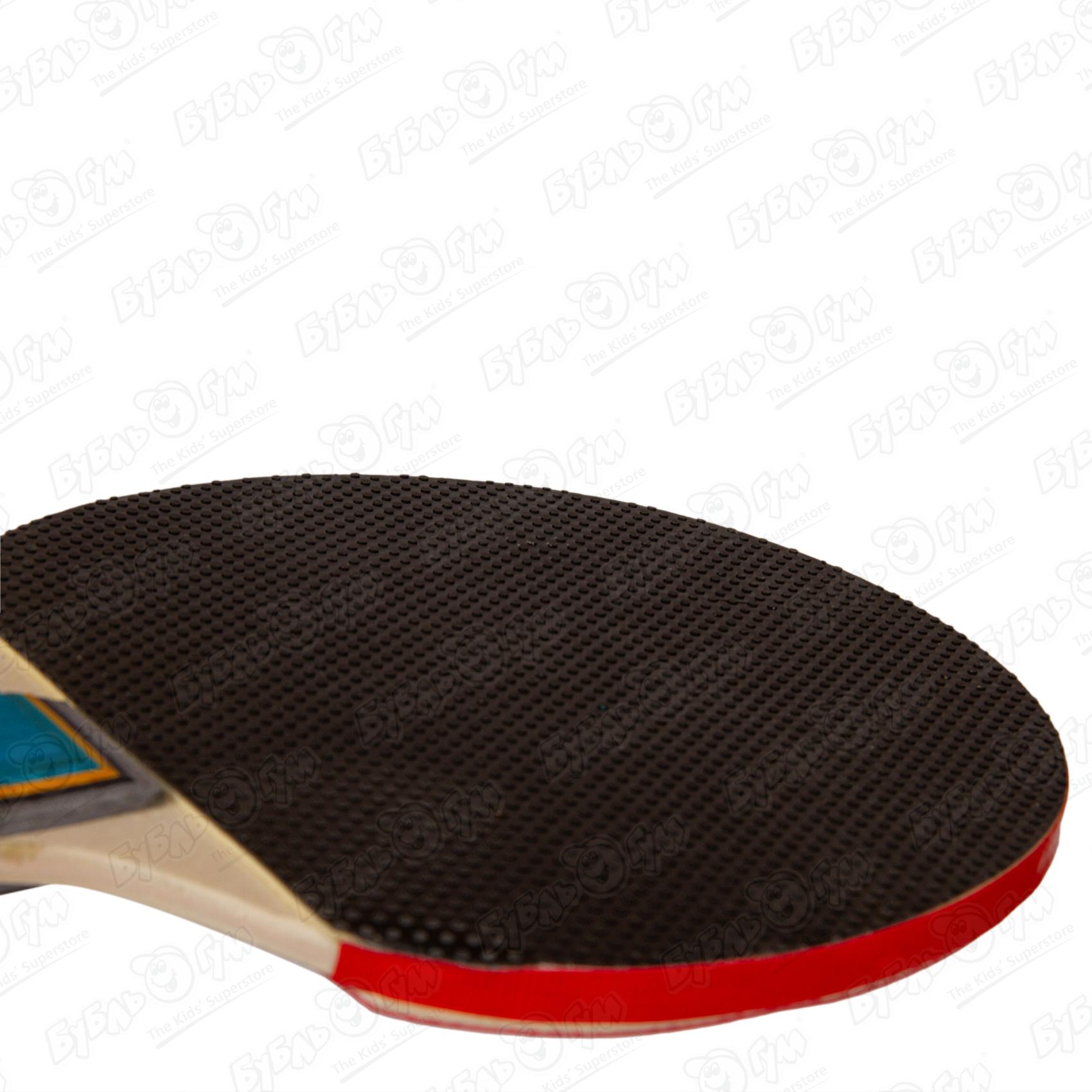 Набор настольный теннис черно-красный - фото 7