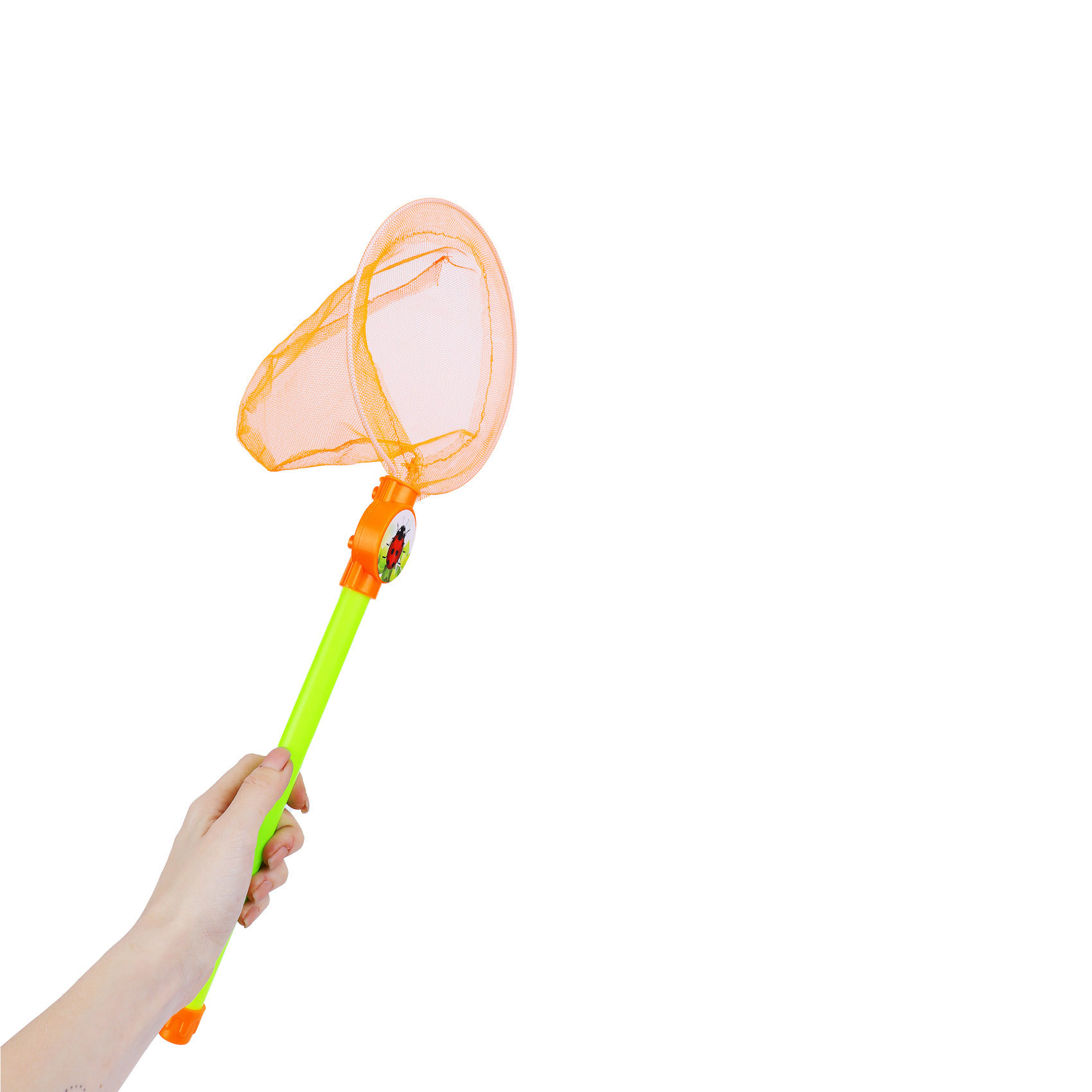Сачок для ловли насекомых оранжевый 52см, фото 3