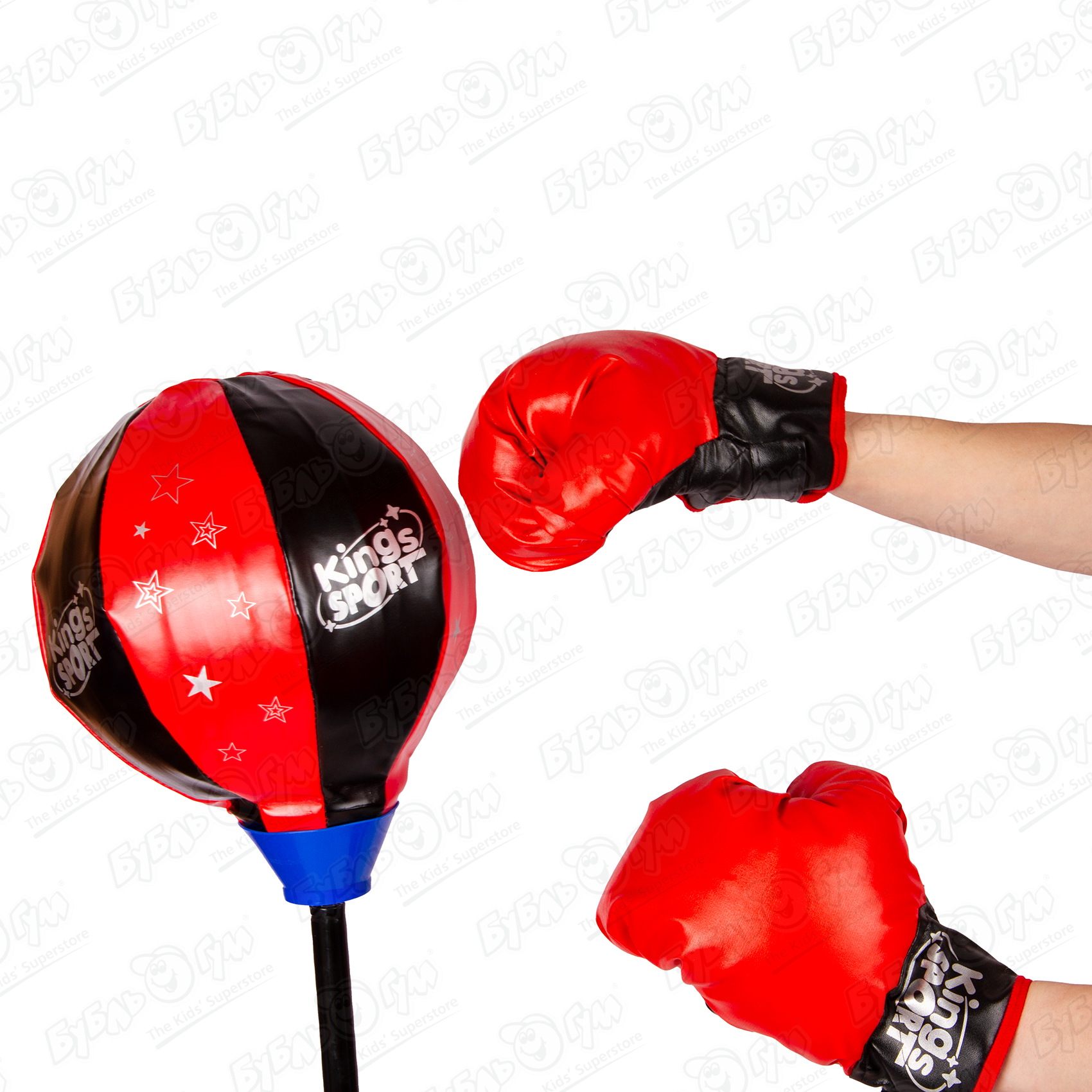 Набор боксерский детский с перчатками 120см - фото 4