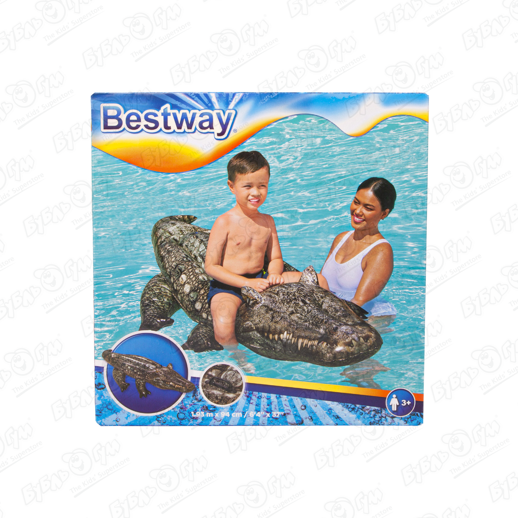 Игрушка надувная Bestway Крокодил 193х94см, размер Большой - фото 4