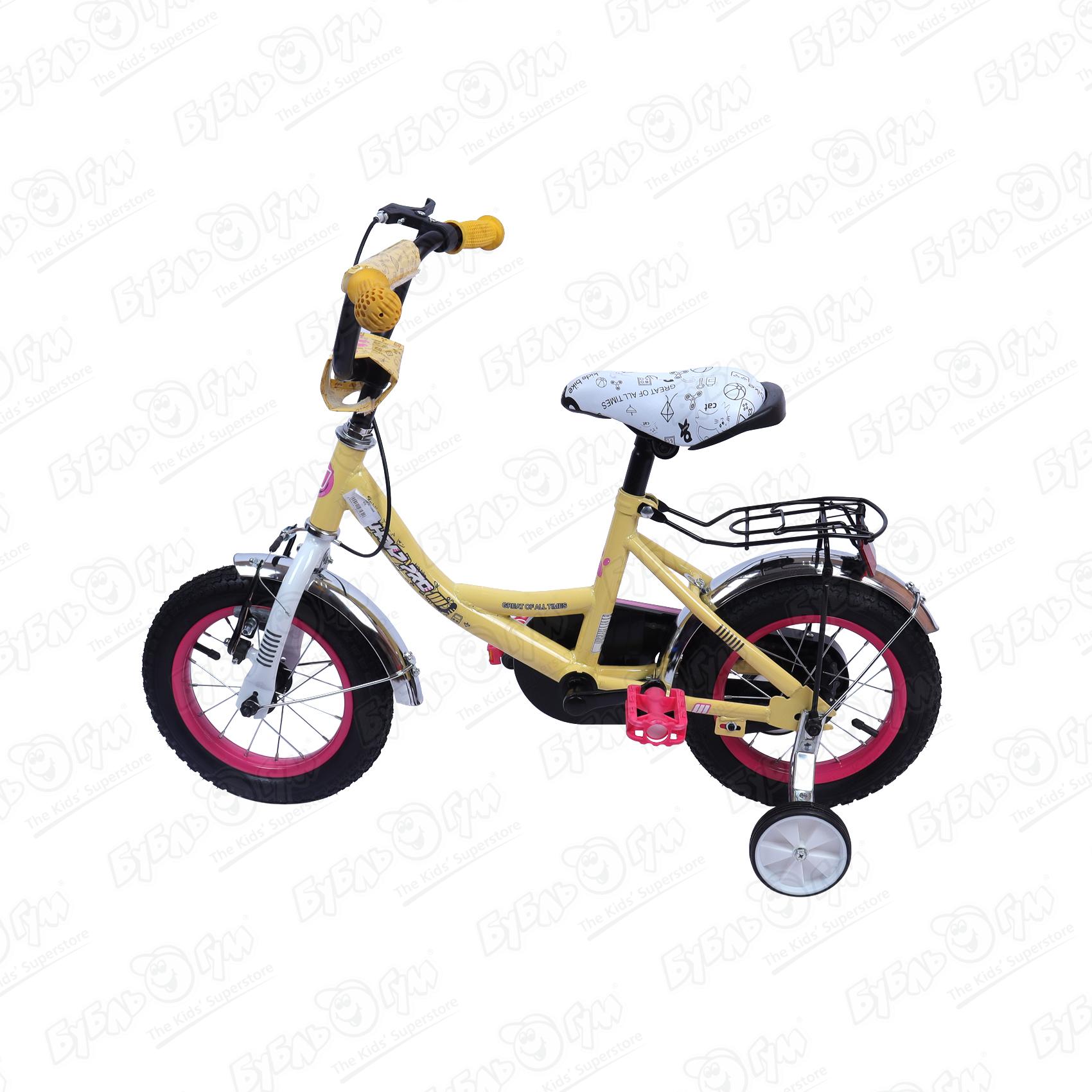 Велосипед Champ Pro детский G12, цвет желтый - фото 2