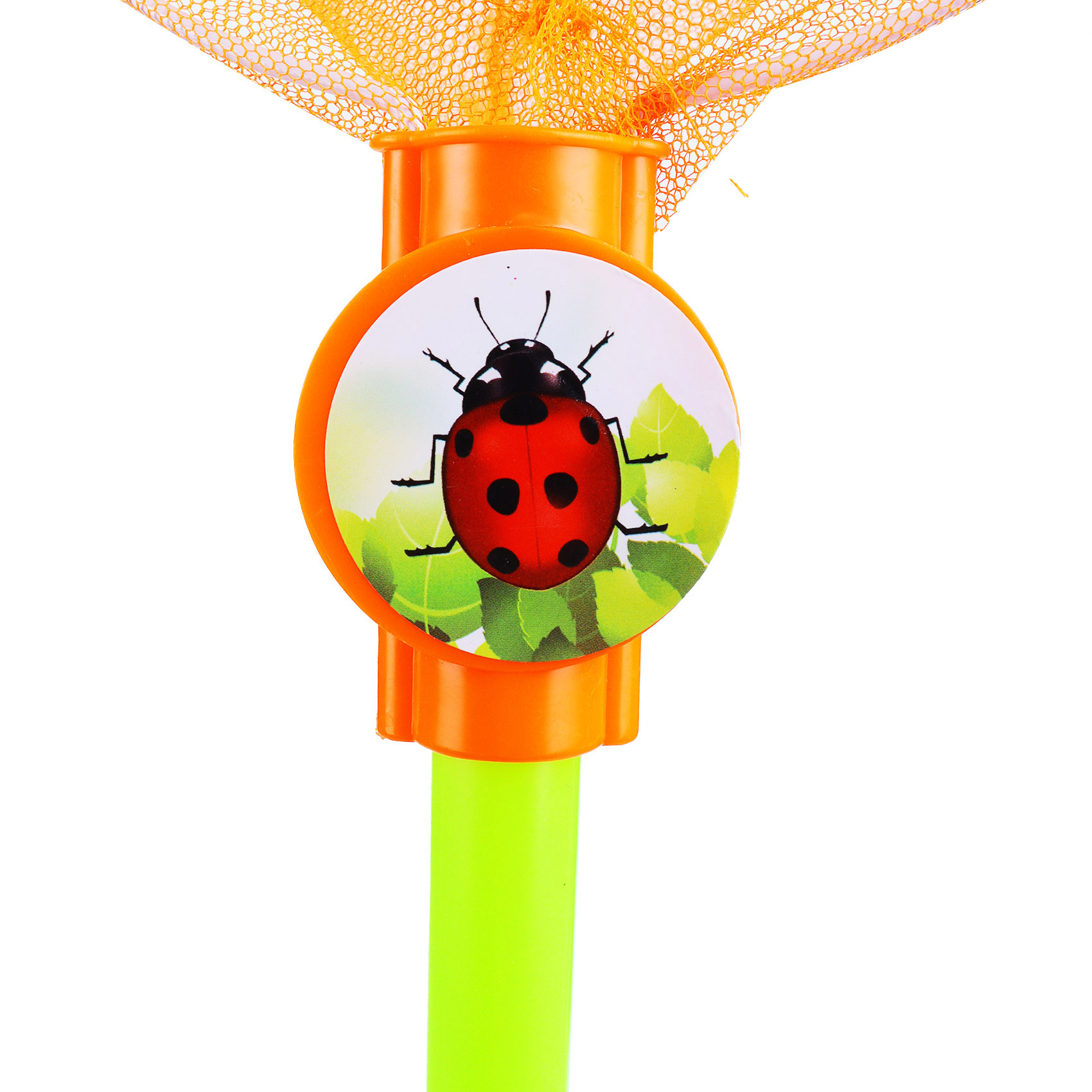 Сачок для ловли насекомых оранжевый 52см, фото 4