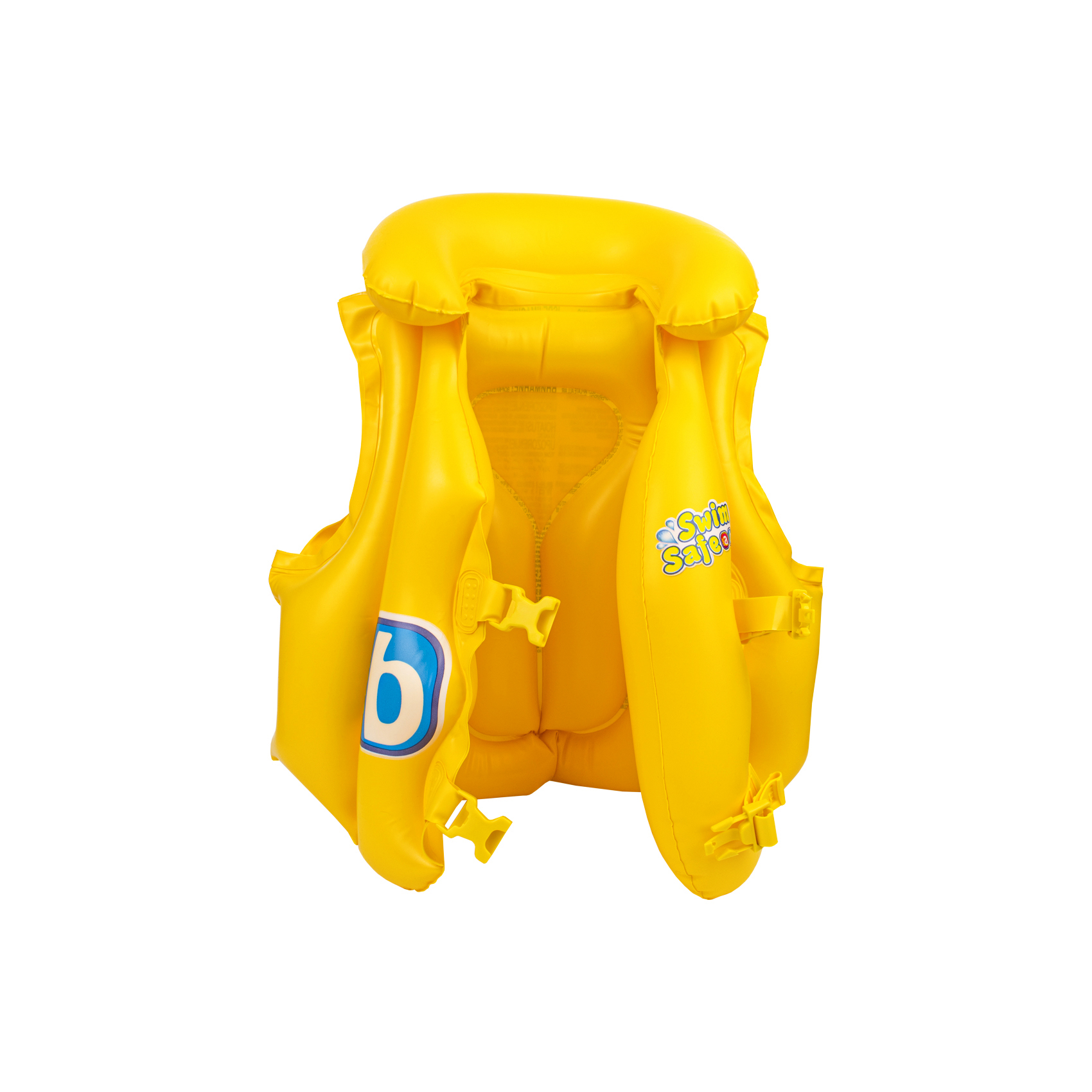 Жилет детский надувной Bestway желтый 51х46см, размер M, фото 8