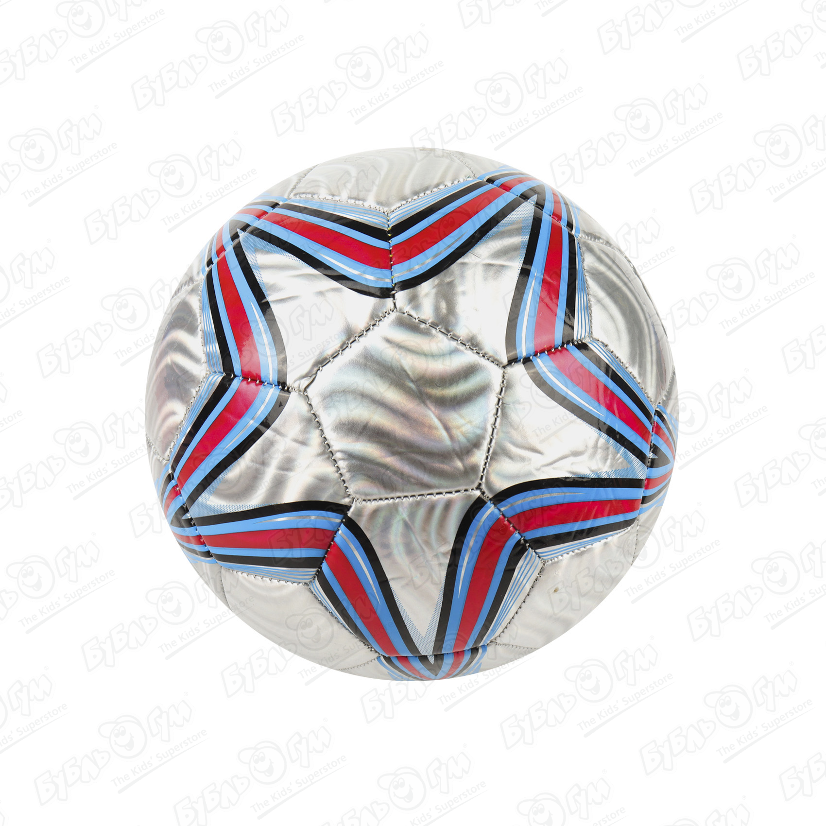 Мяч футбольный X-match металлик - фото 1