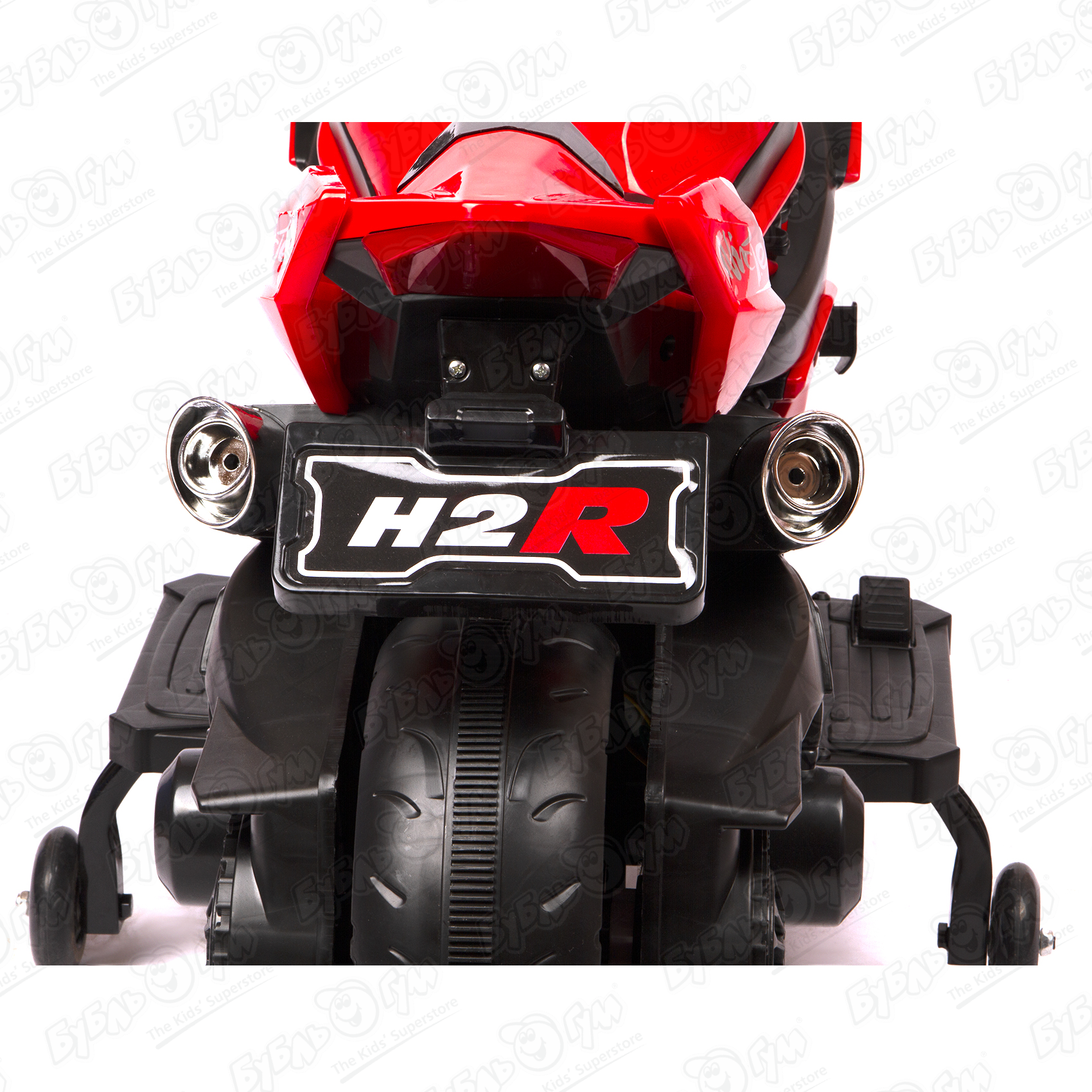Мотоцикл H2R аккумуляторный черно-красный - фото 13