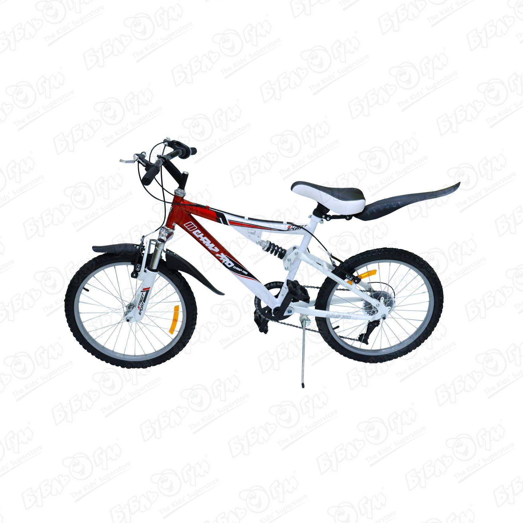 Велосипед горный 6 скоростей B20 двухподвесной, цвет белый - фото 2