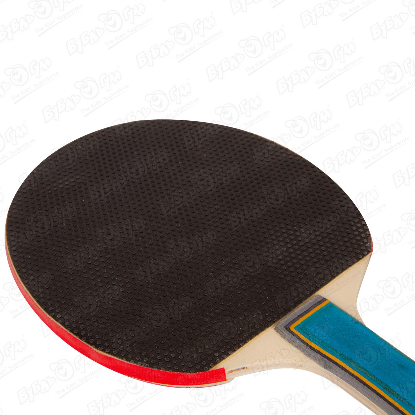 Набор настольный теннис черно-красный - фото 6
