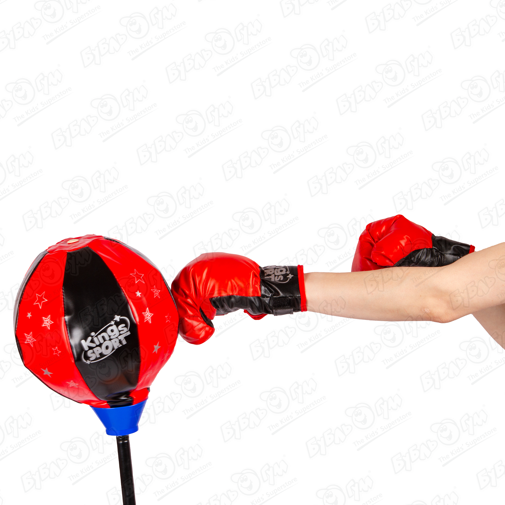 Набор боксерский детский с перчатками 120см - фото 5