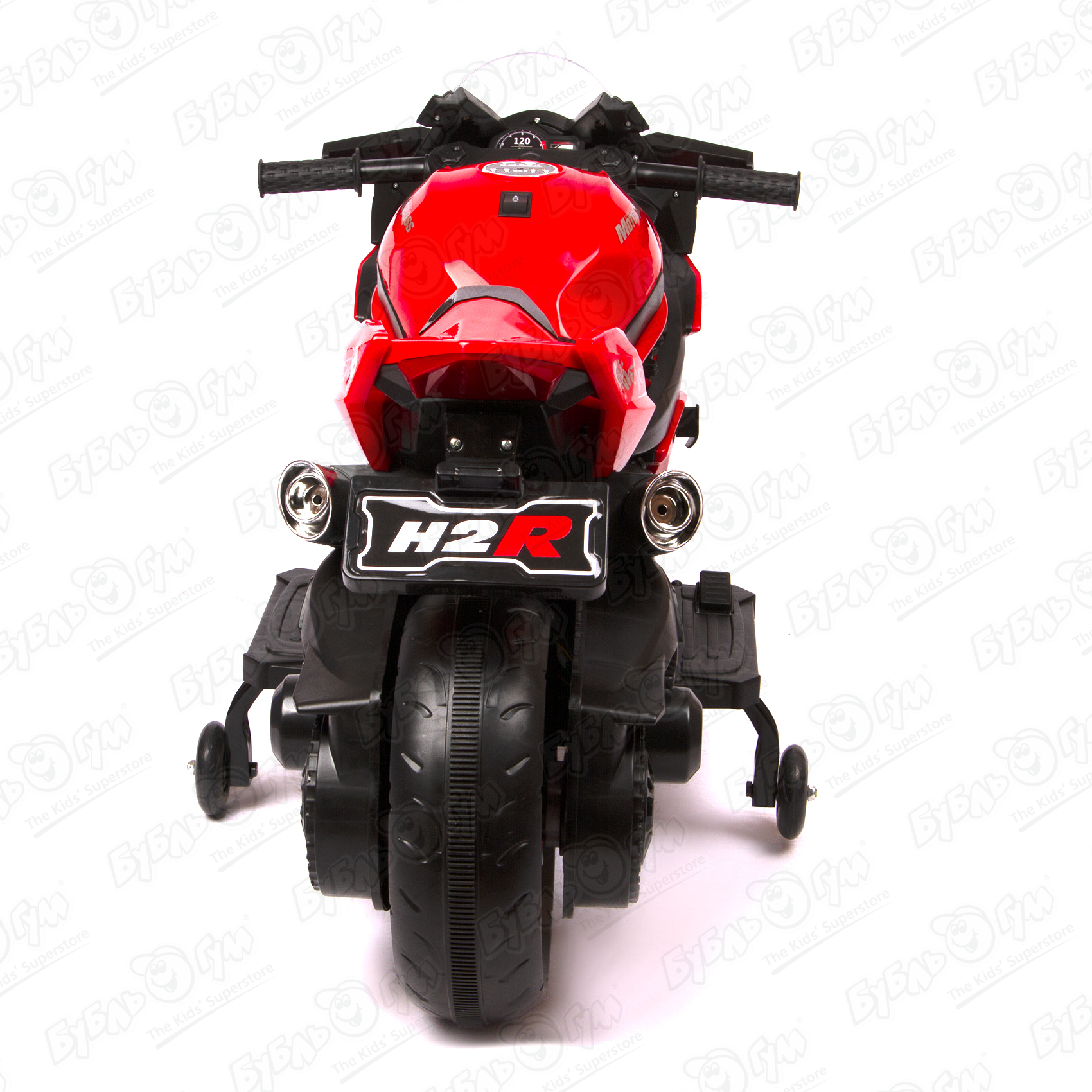 Мотоцикл H2R аккумуляторный черно-красный - фото 7