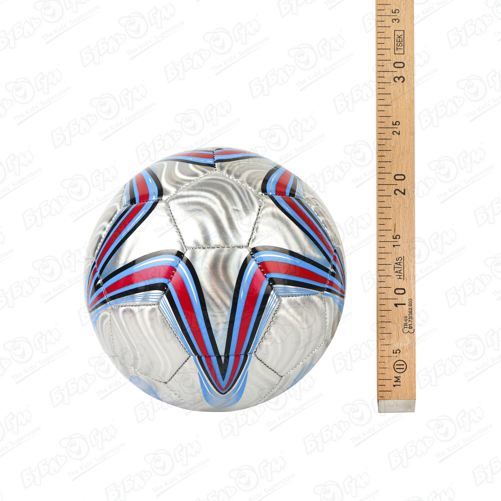 Мяч футбольный X-match металлик - фото 4