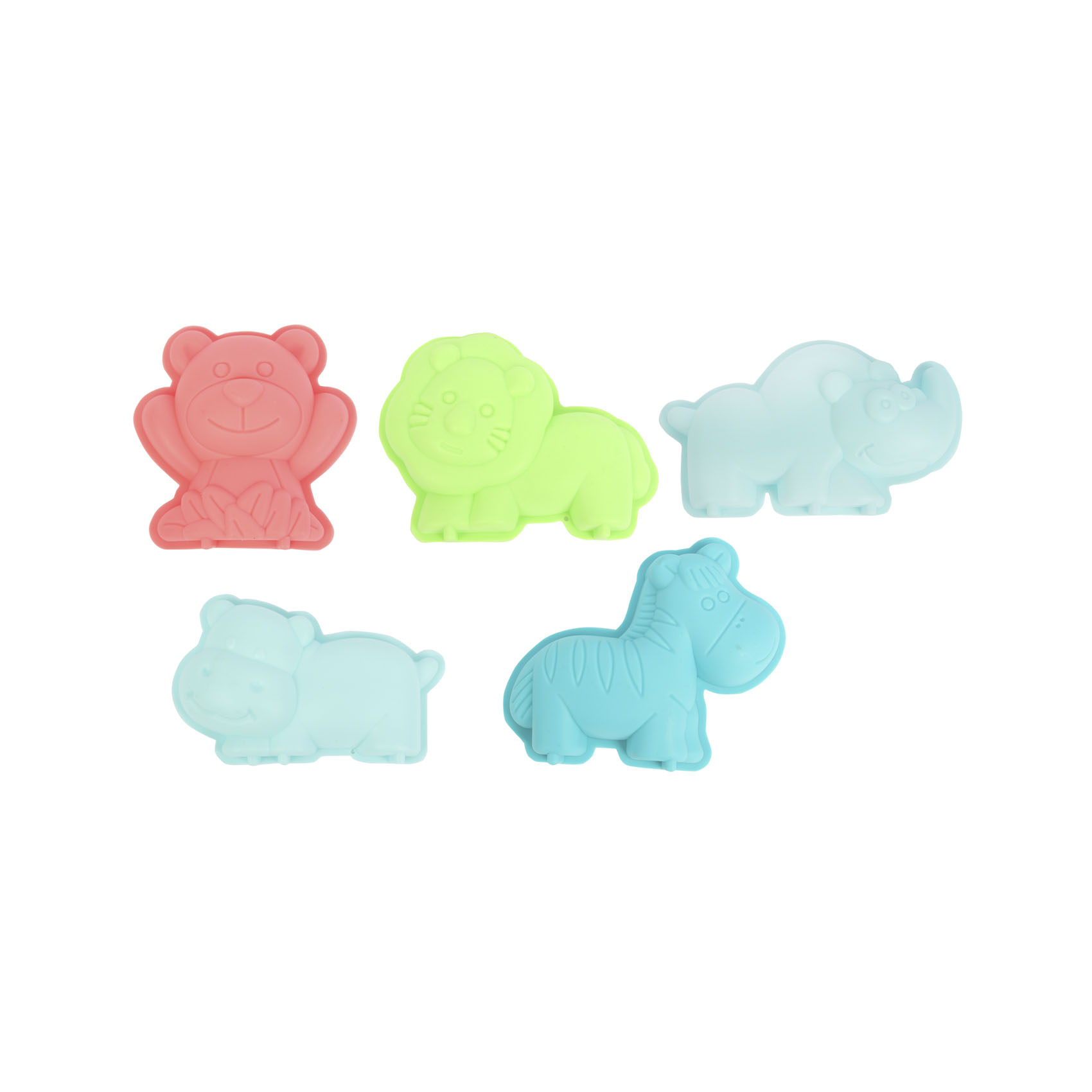 

Набор песочных формочек Животные Африки 5шт