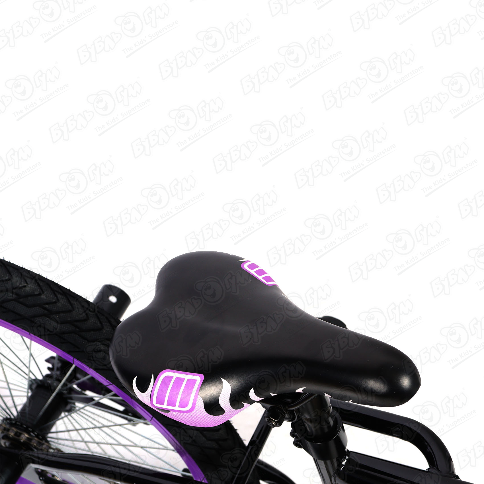 Велосипед Champ Pro BMX B20 черно-фиолетовый, цвет черный - фото 11
