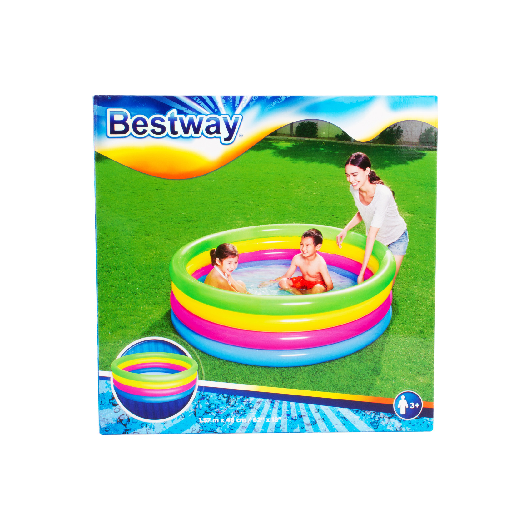 Бассейн Bestway надувной 157х46см, фото 8