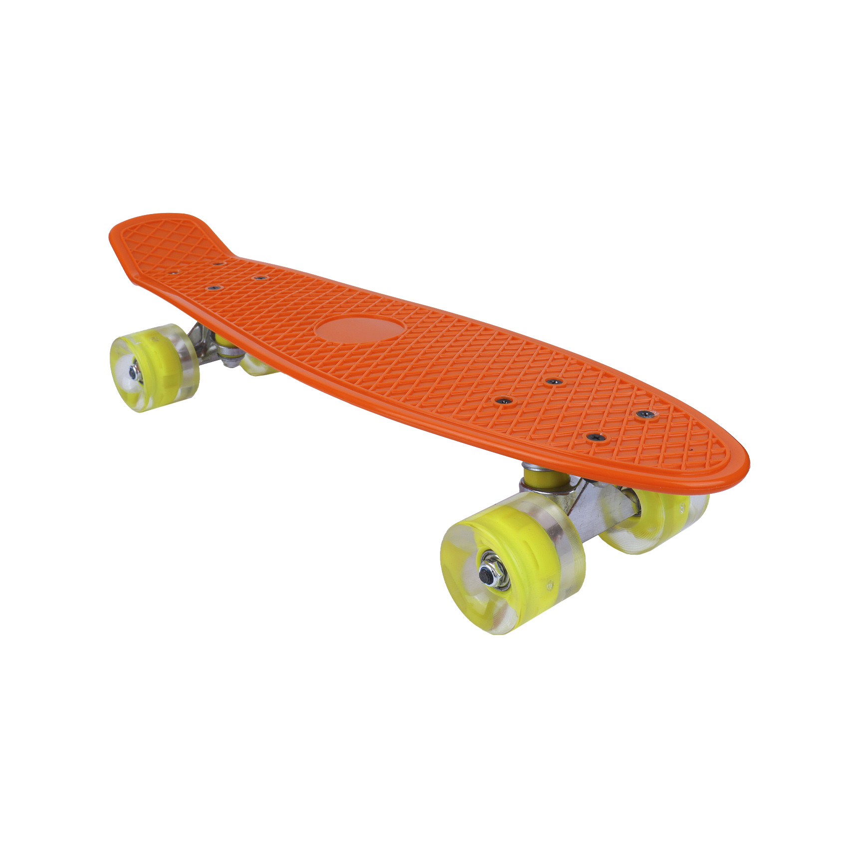 

Пенниборд 22 оранжевый с подсветкой