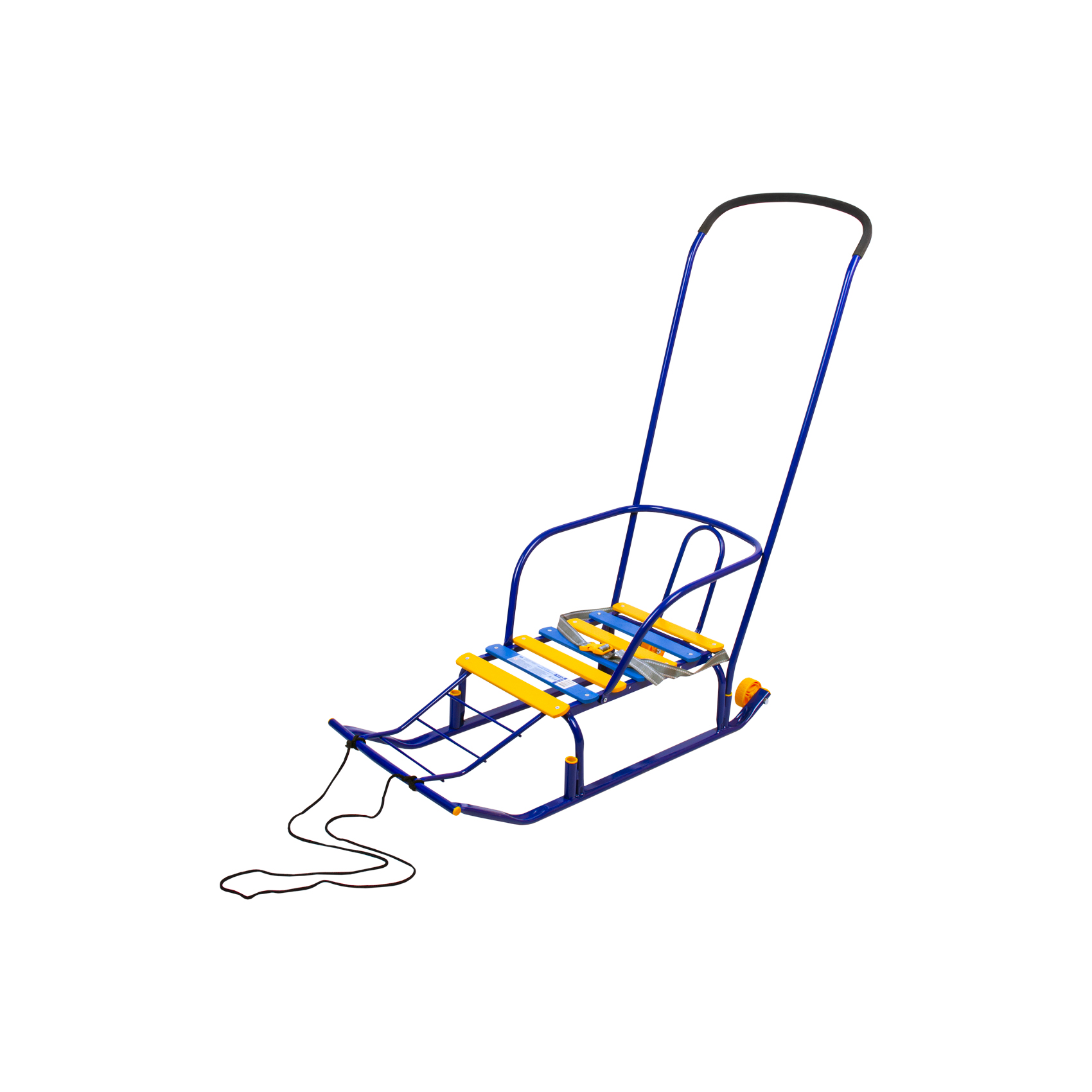 

Санки Тимка 5 комфорт желто-синие