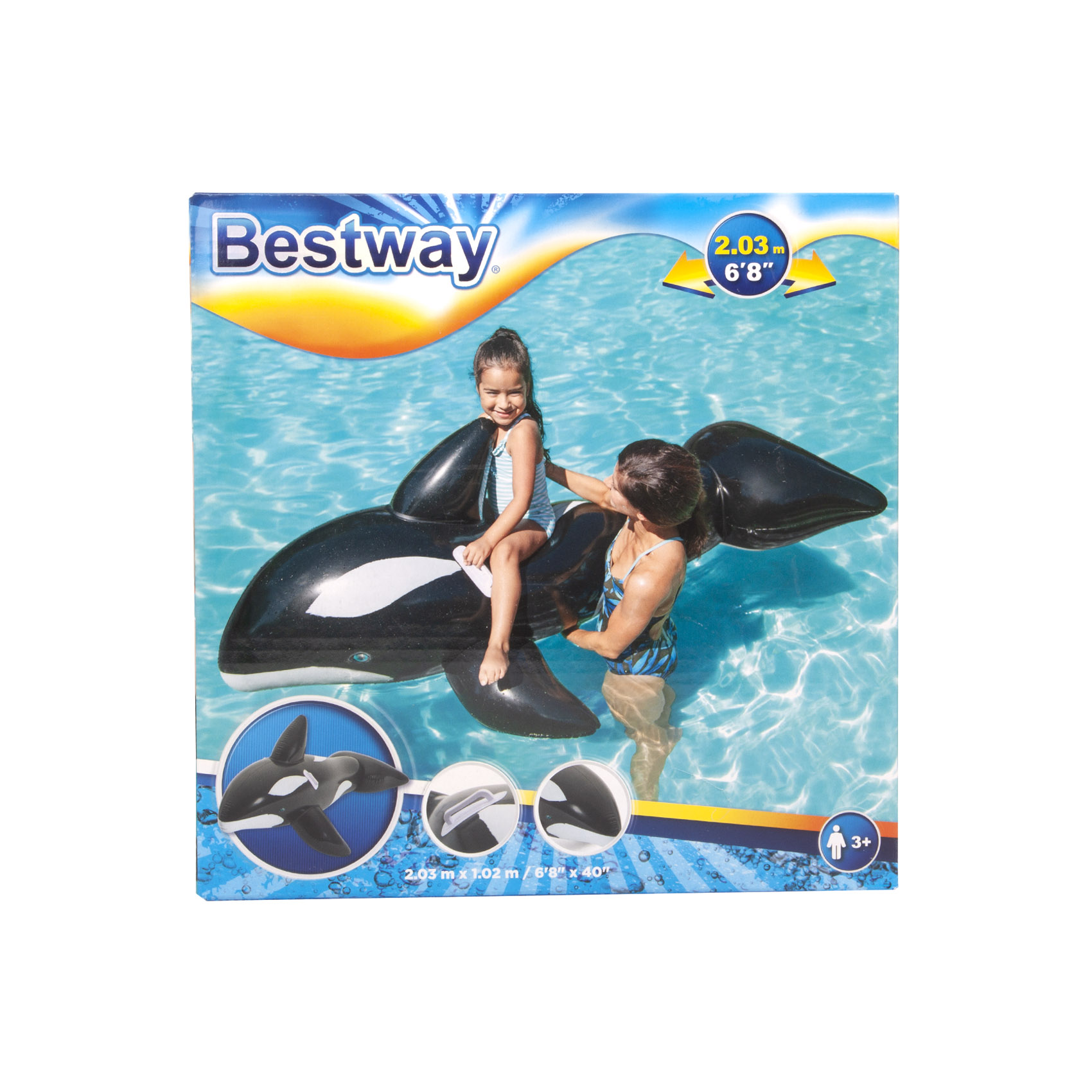

Игрушка для катания верхом Кит с ручками 203х102см