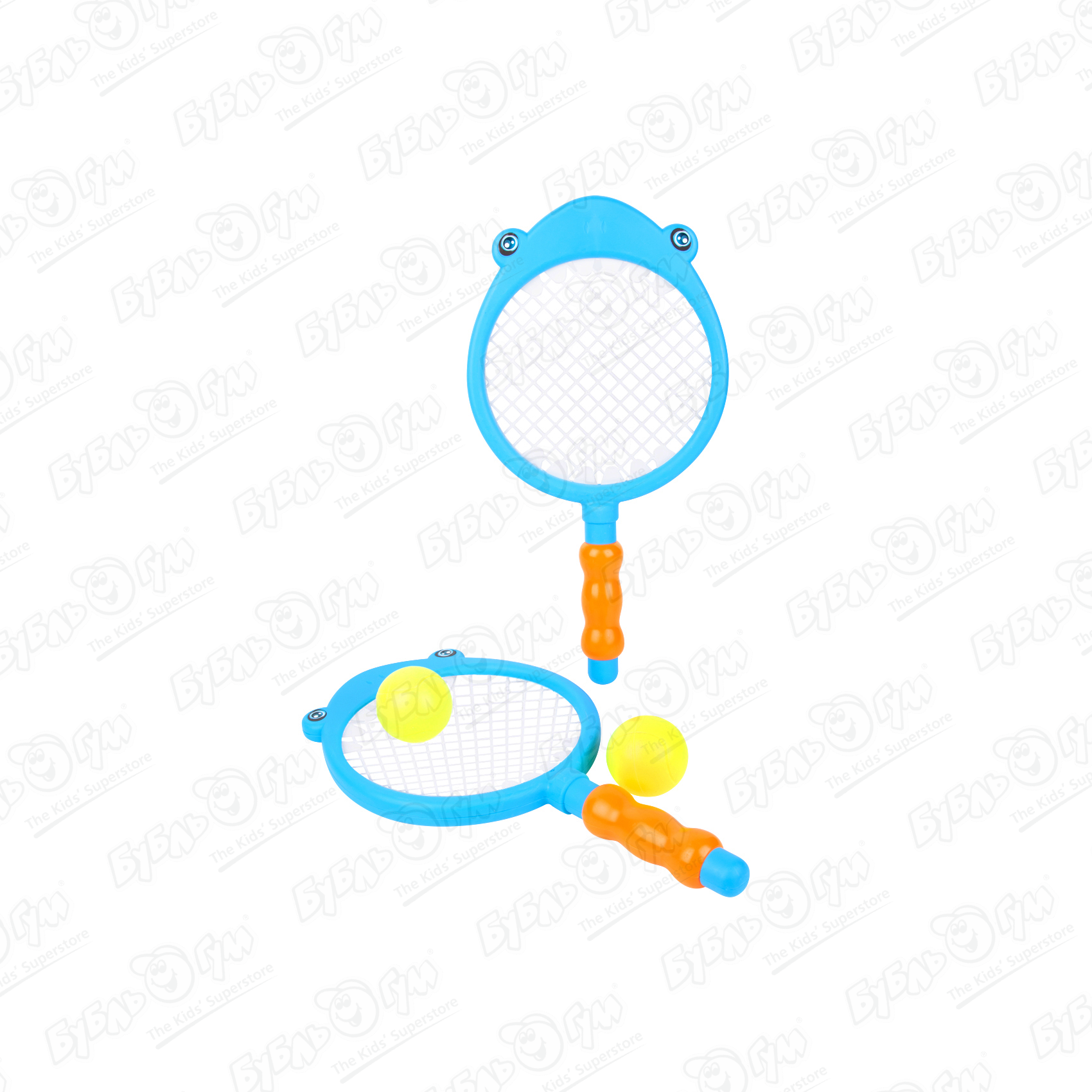 Набор настольный теннис детский Лягушки синие 42см в ассортименте