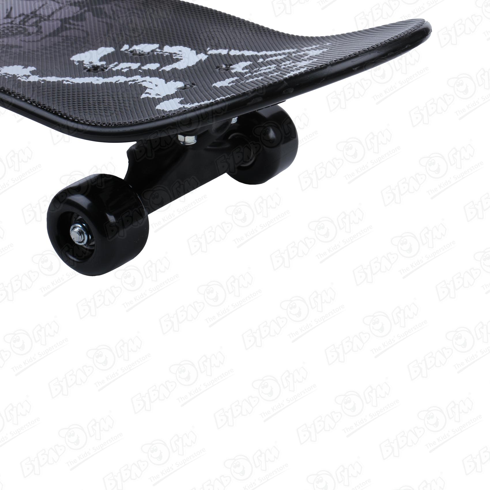 Скейтборд So Cool с ярким рисунком черный 71х20см - фото 6