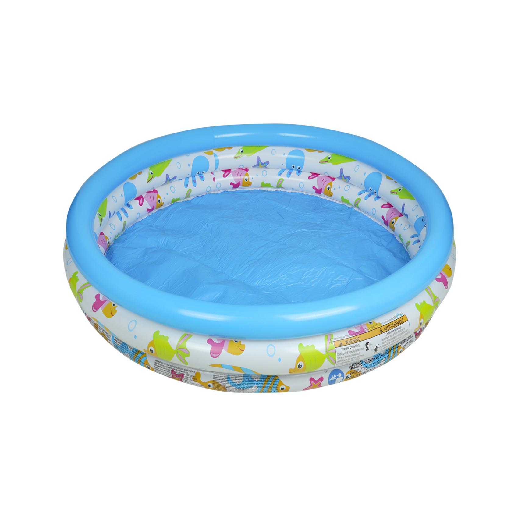 Бассейн надувной Bestway Рыбки 122х25см, фото 1