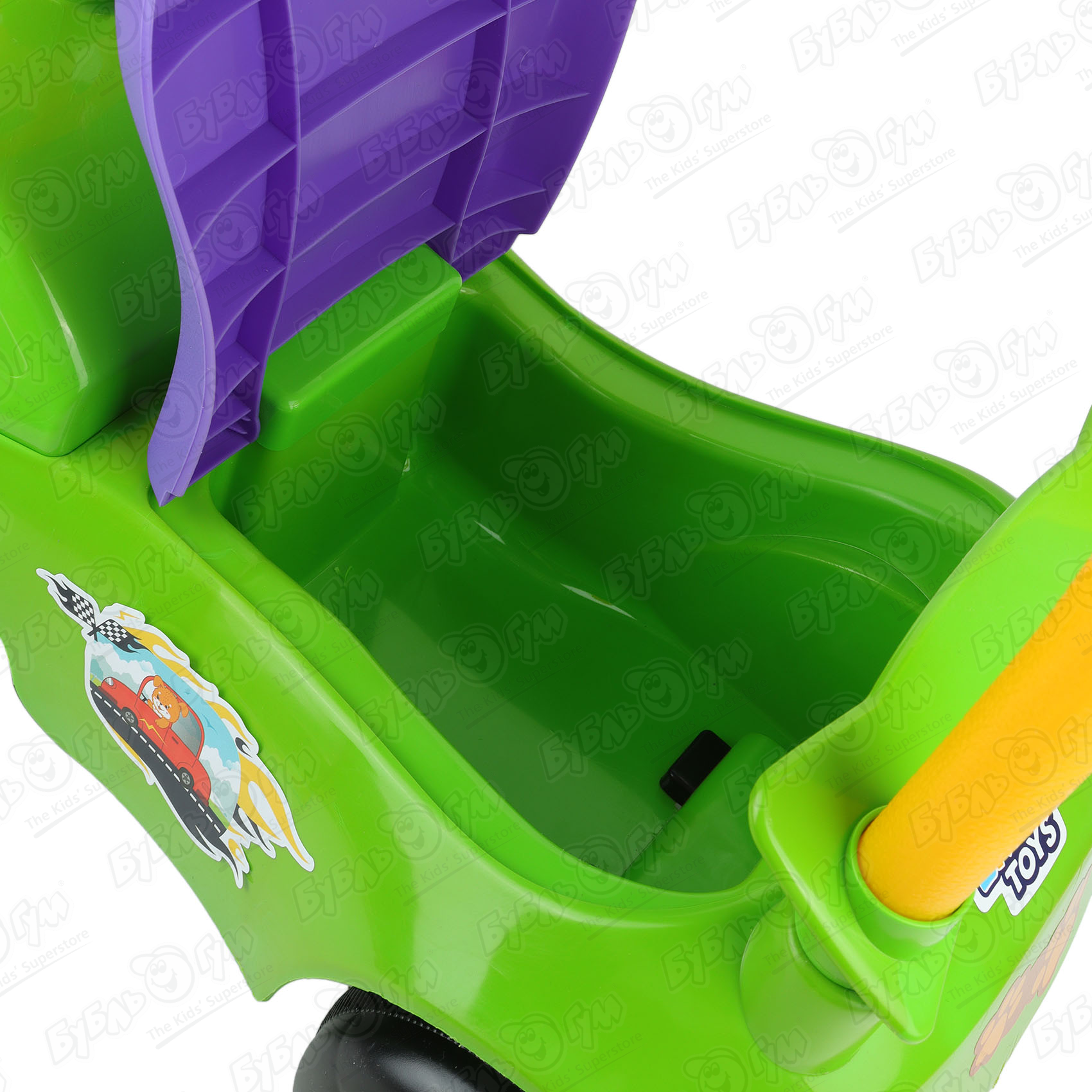 Машина-каталка Zarrin tinytot с клаксоном салатовый, цвет зеленый - фото 13