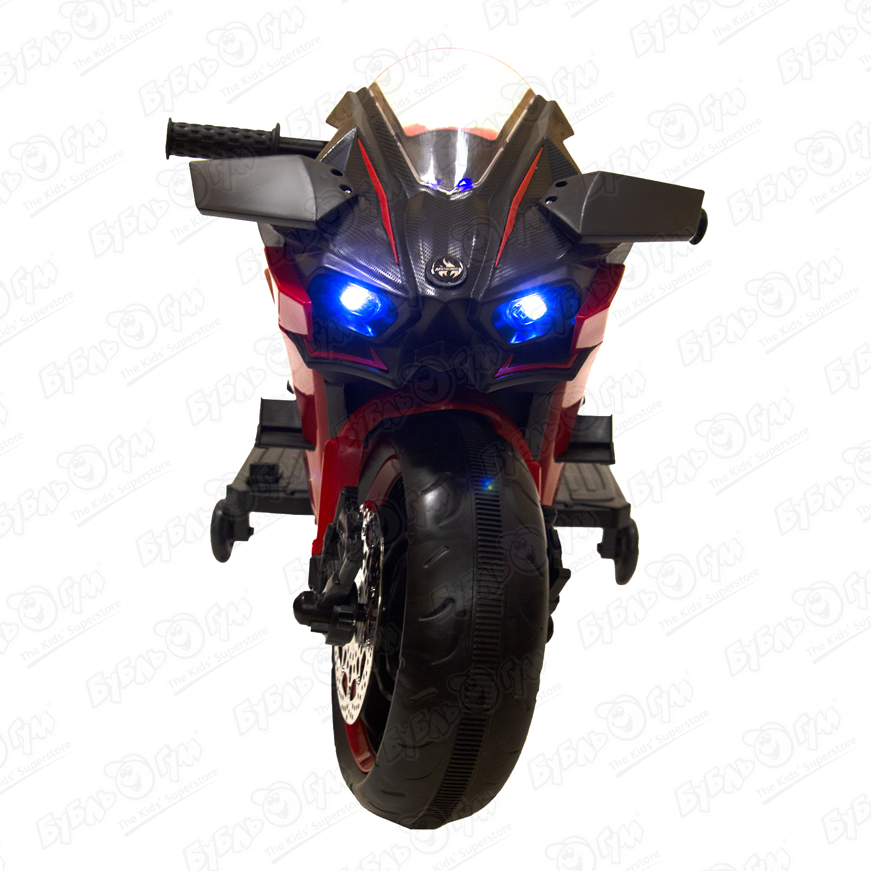 Мотоцикл H2R аккумуляторный черно-красный - фото 9