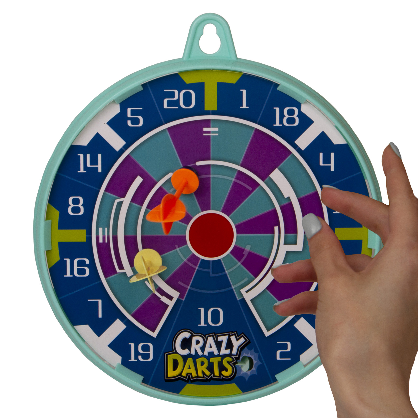 Дартс Crazy Darts пластиковый с двумя дротиками на липкой основе с 3лет, фото 5