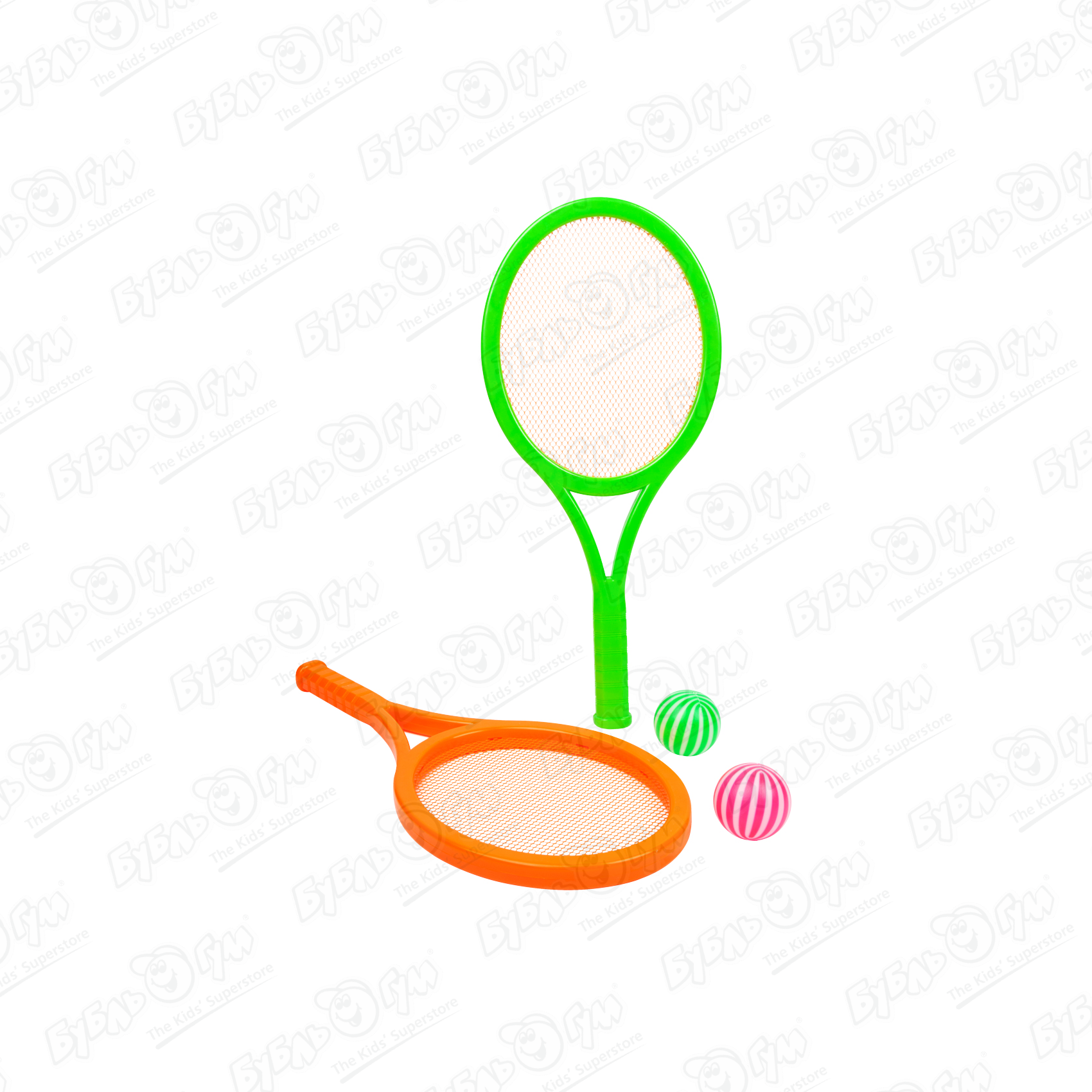 Набор настольный теннис детский оранжево-зеленый в ассортименте junfa теннис настольный