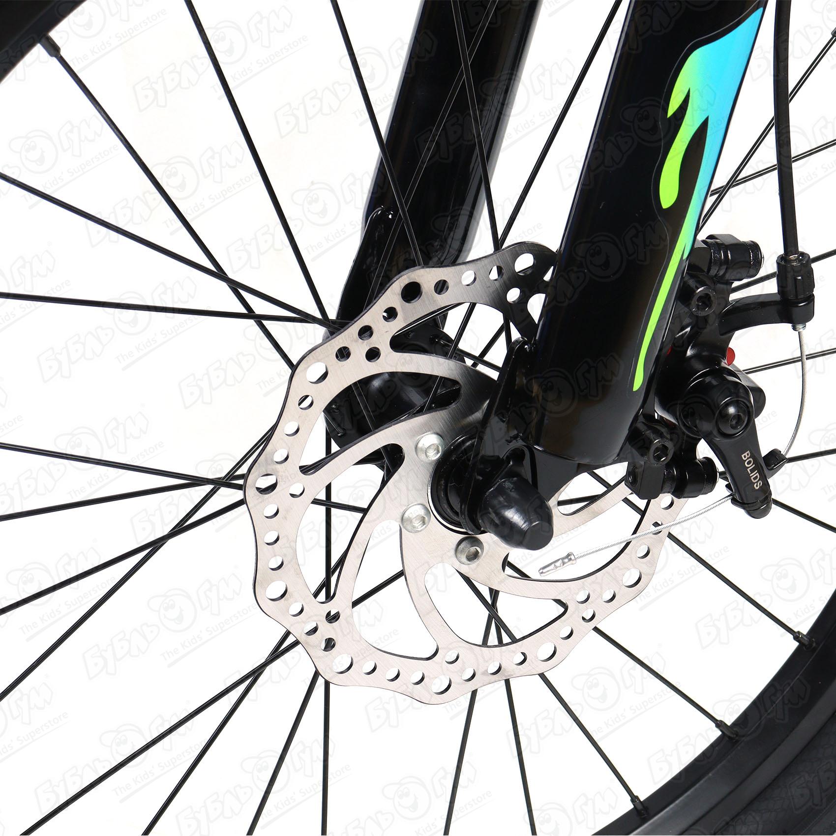 Велосипед горный Champ Pro B20 6 скоростей с яркими элементами черный - фото 10