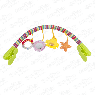 игрушки на дугах жирафики дуга с подвесками забава Дуга на коляску Жирафики Забава