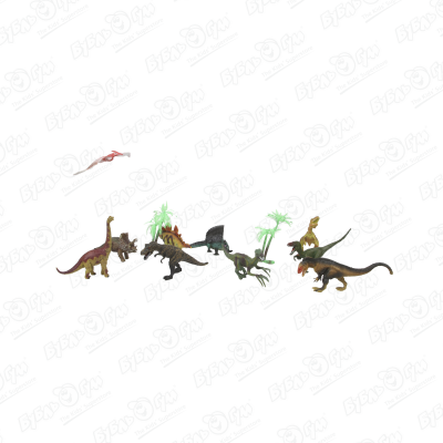 цена Набор фигурки динозавров 10шт