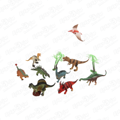 цена Набор фигурки динозавров 9шт