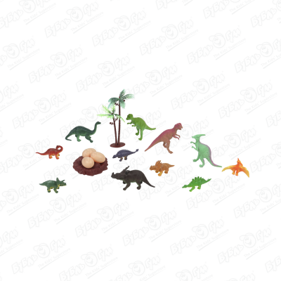 цена Набор Lanson Toys фигурки динозавров 12эл