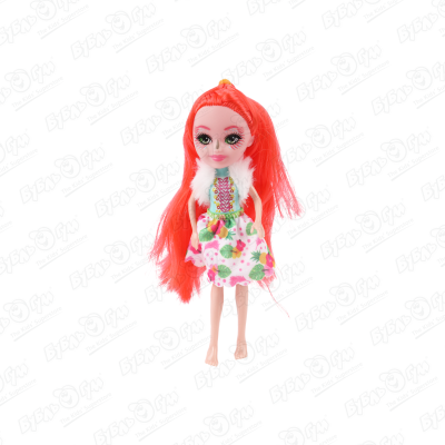 Кукла Лесная фея с ярко-рыжыми волосами