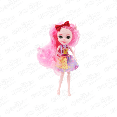 Кукла Лесная фея с розовыми волосами