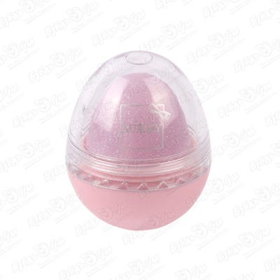 Бальзам для губ LUKKY с блёстками розовый с запахом персика бальзам для губ яйцо с блёстками lukky фиолетовый восторг 10 г