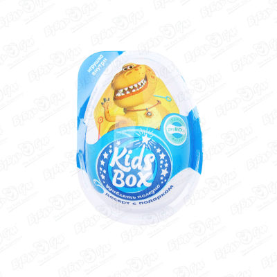 Яйцо Kids Box с игрушкой и десертом 20г