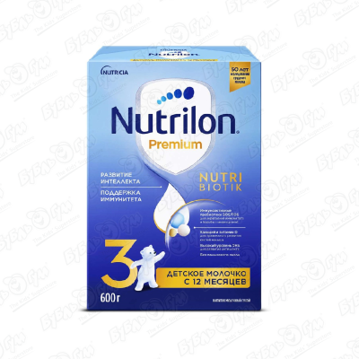 цена Молочко Nutrilon Premium 3 600г с 12мес БЗМЖ