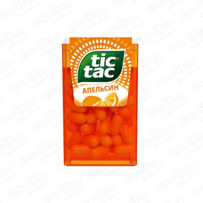 Драже tic tac со вкусом апельсина 16г драже tictac 16г фруктовый микс
